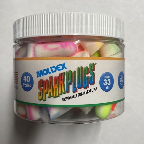 40 Pack Colorful Ear Plugs - Picture 1 of 3